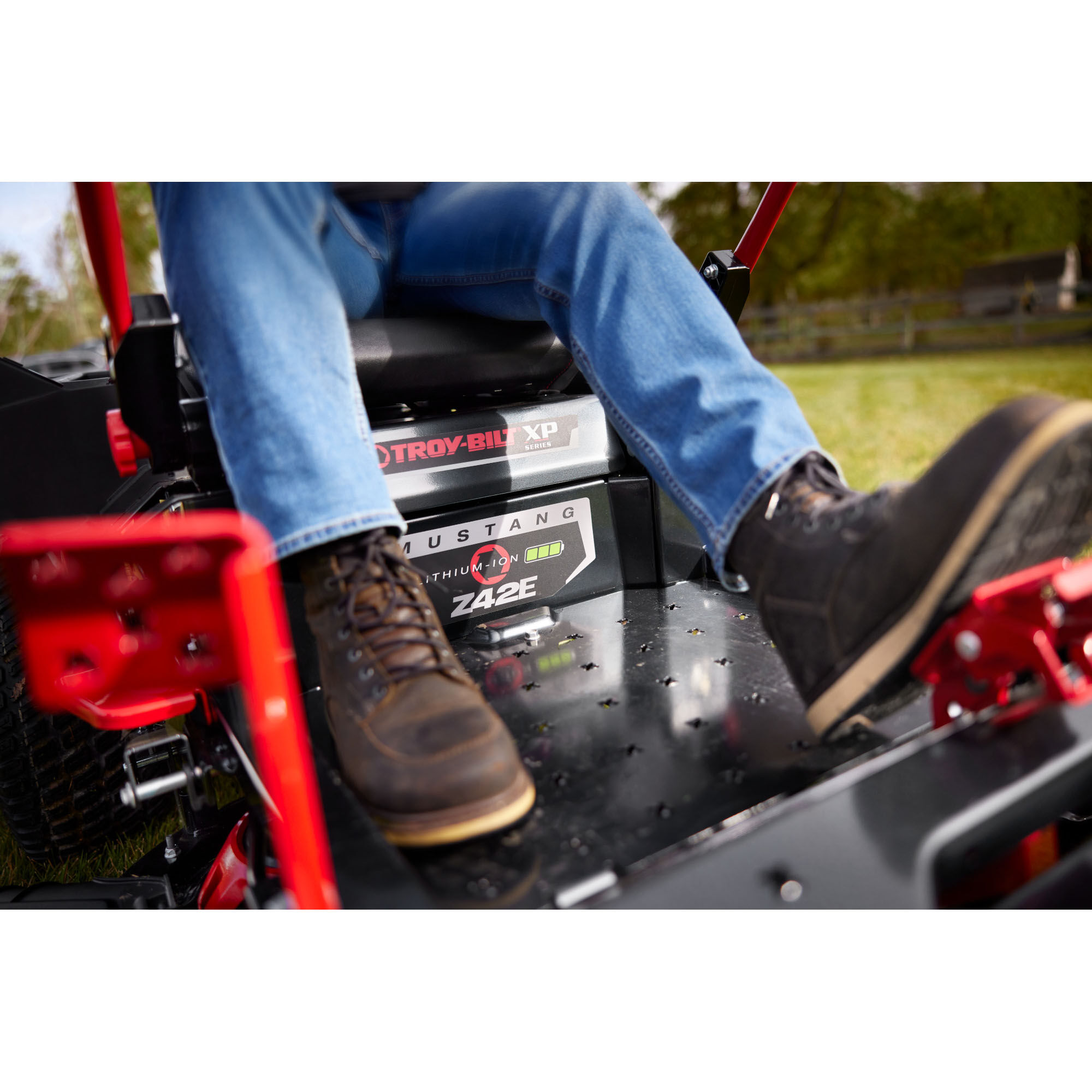 Mustang Z42E XP 56V MAX 42 Battery Powered Brushless Zero Turn Mower