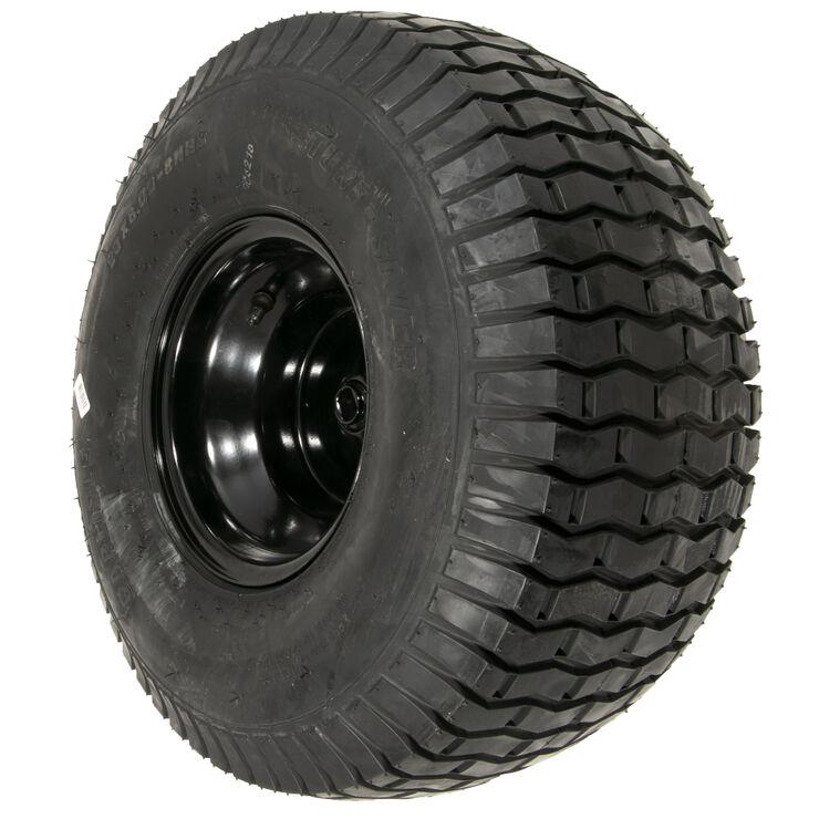 20" x 8" Riding Mower Rear Wheel Assembly (Black Rim)