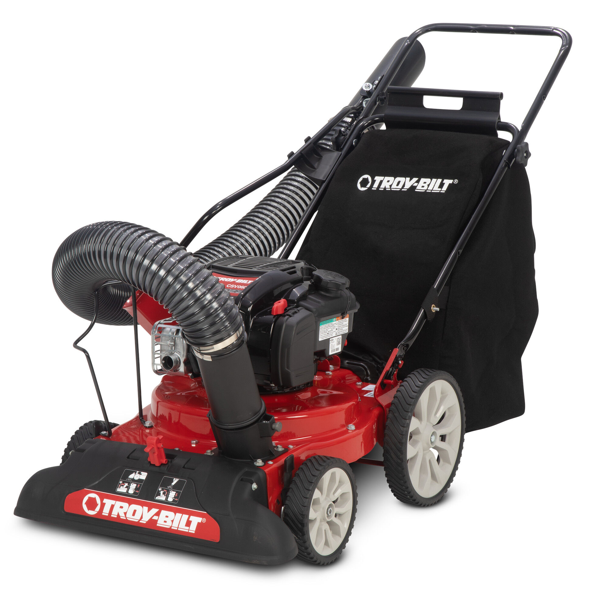 Petrol vacuum store shredder