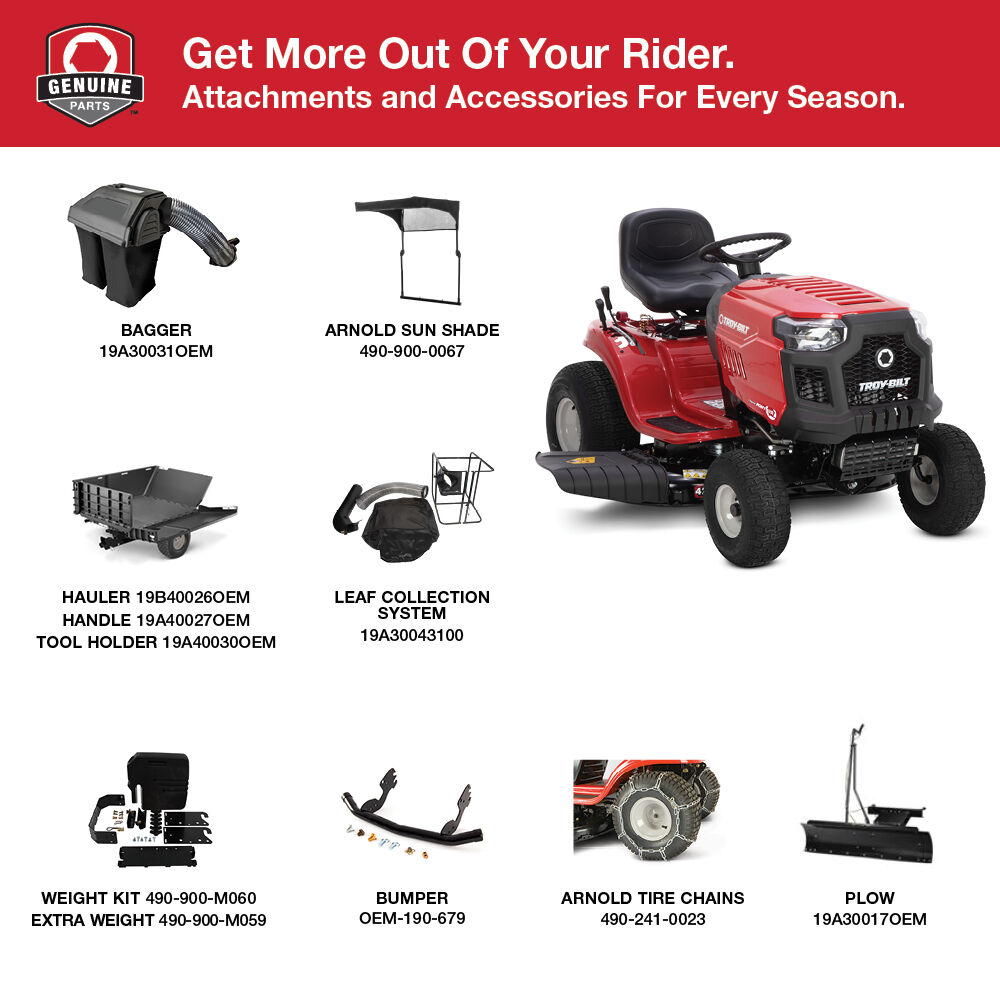 Troy Bilt Pony 42 inch Riding Lawn Mower