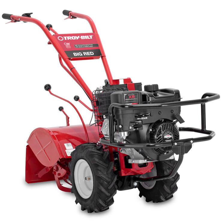 Big Red Garden Tiller 21ae682w766 Troy Bilt Ca