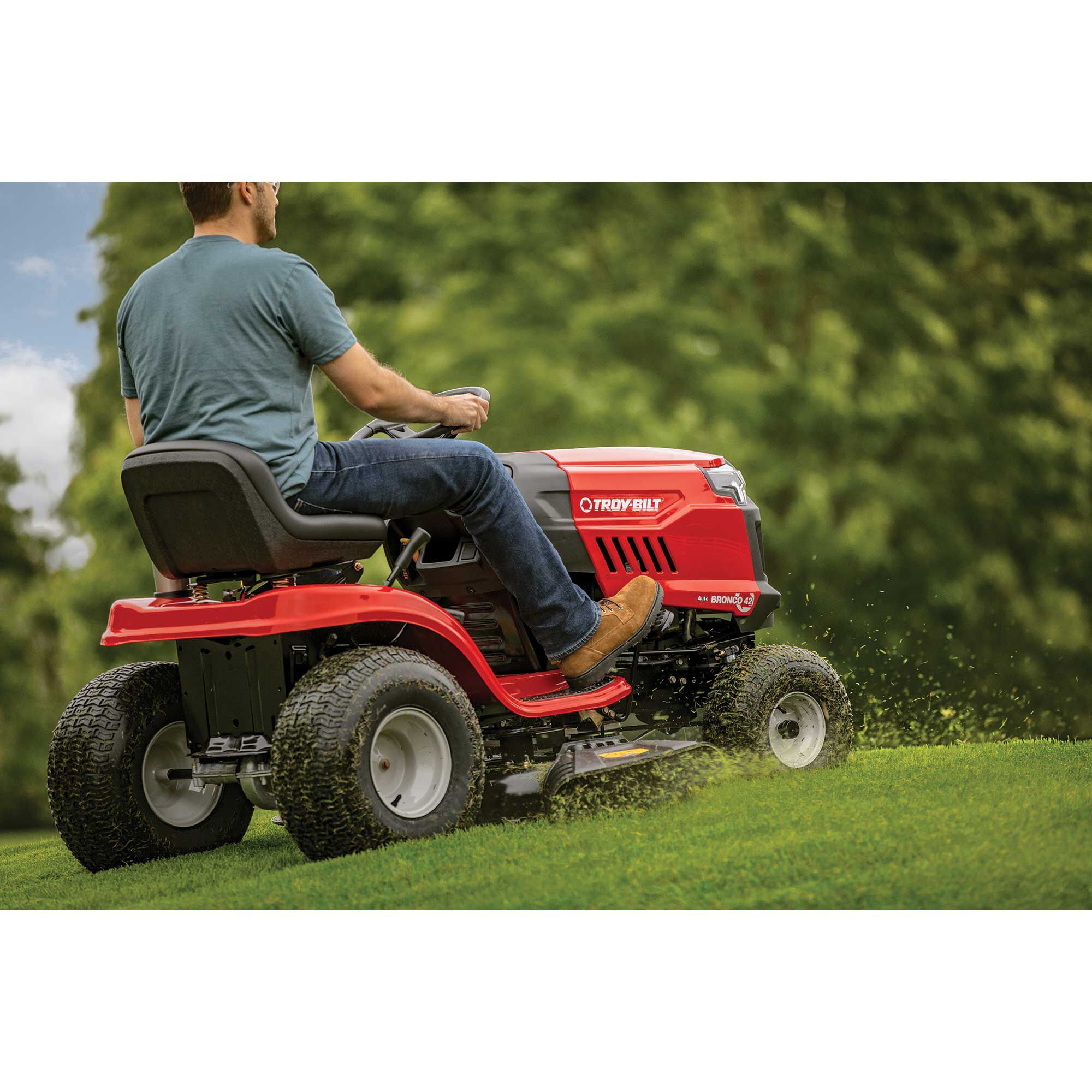 Troy Bilt Bronco 42I Riding Lawn Mower
