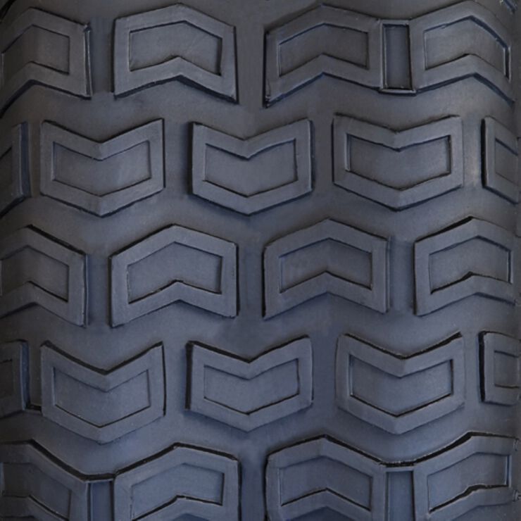 20" x 8" Riding Mower Rear Wheel Assembly (Black Rim)