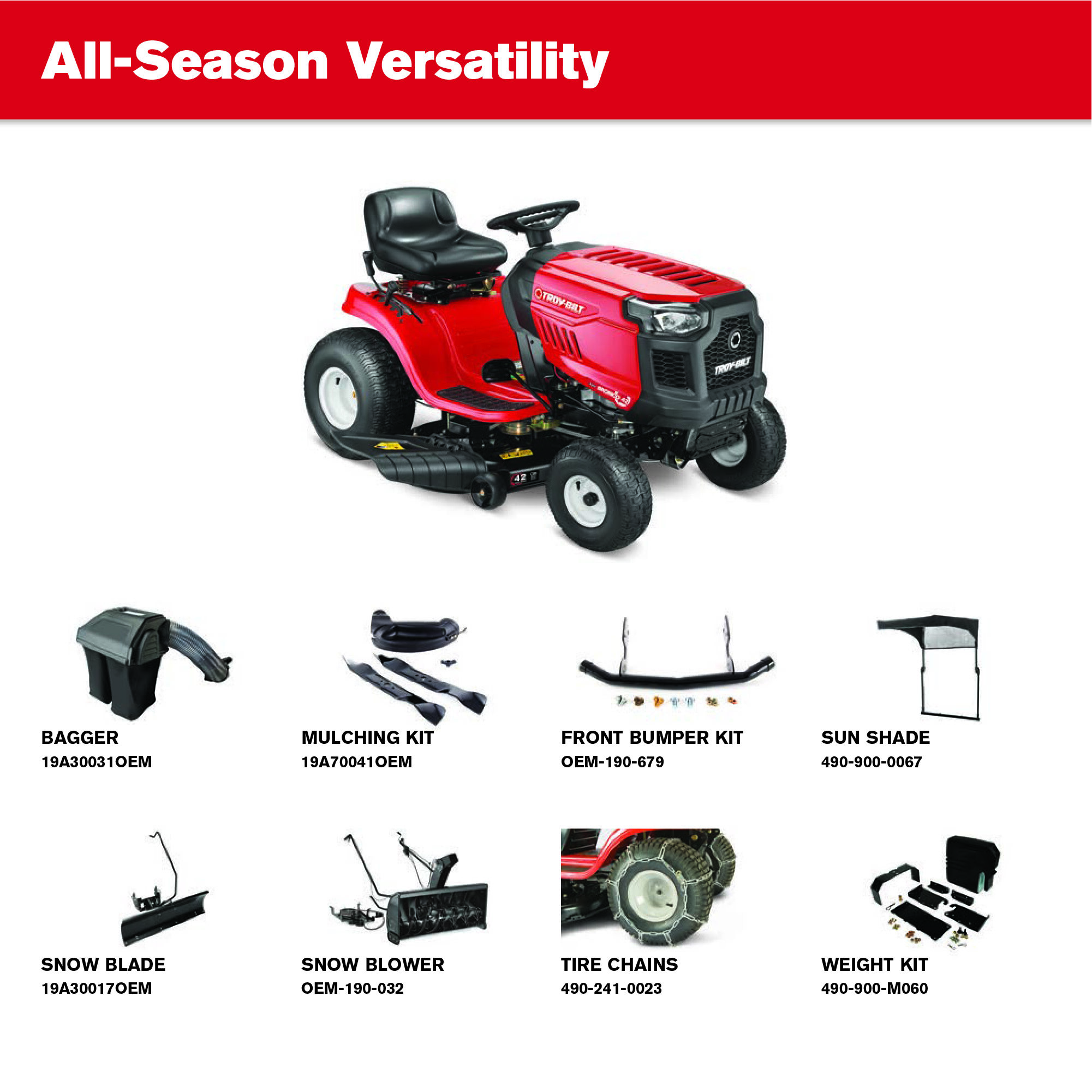 Troy Bilt Bronco 42 Riding Lawn Mower
