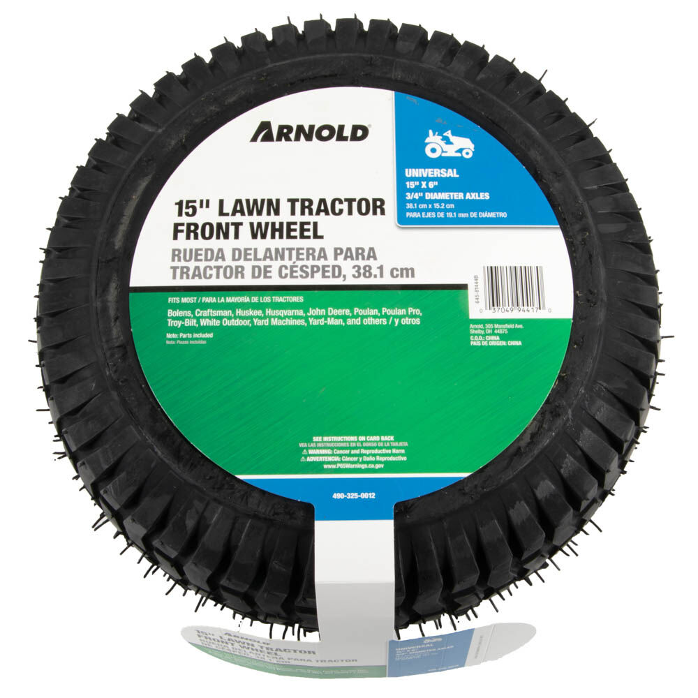 Arnold 15 lawn tractor front wheel 2025