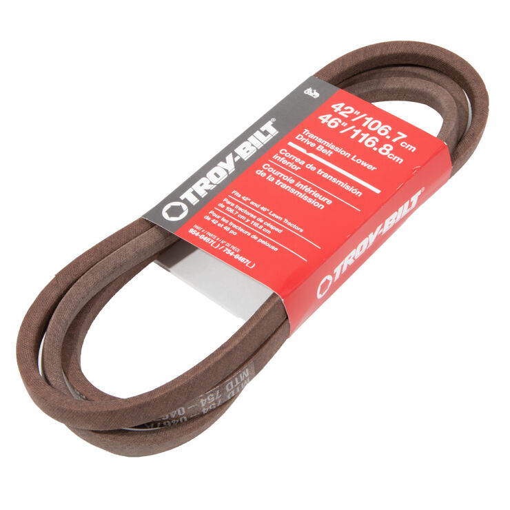 Riding Mower Lower Transmission Belt for 42-inch and 46-inch Cutting Decks