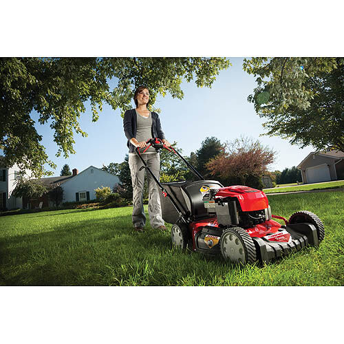 Troy bilt electric start deals self propelled mower