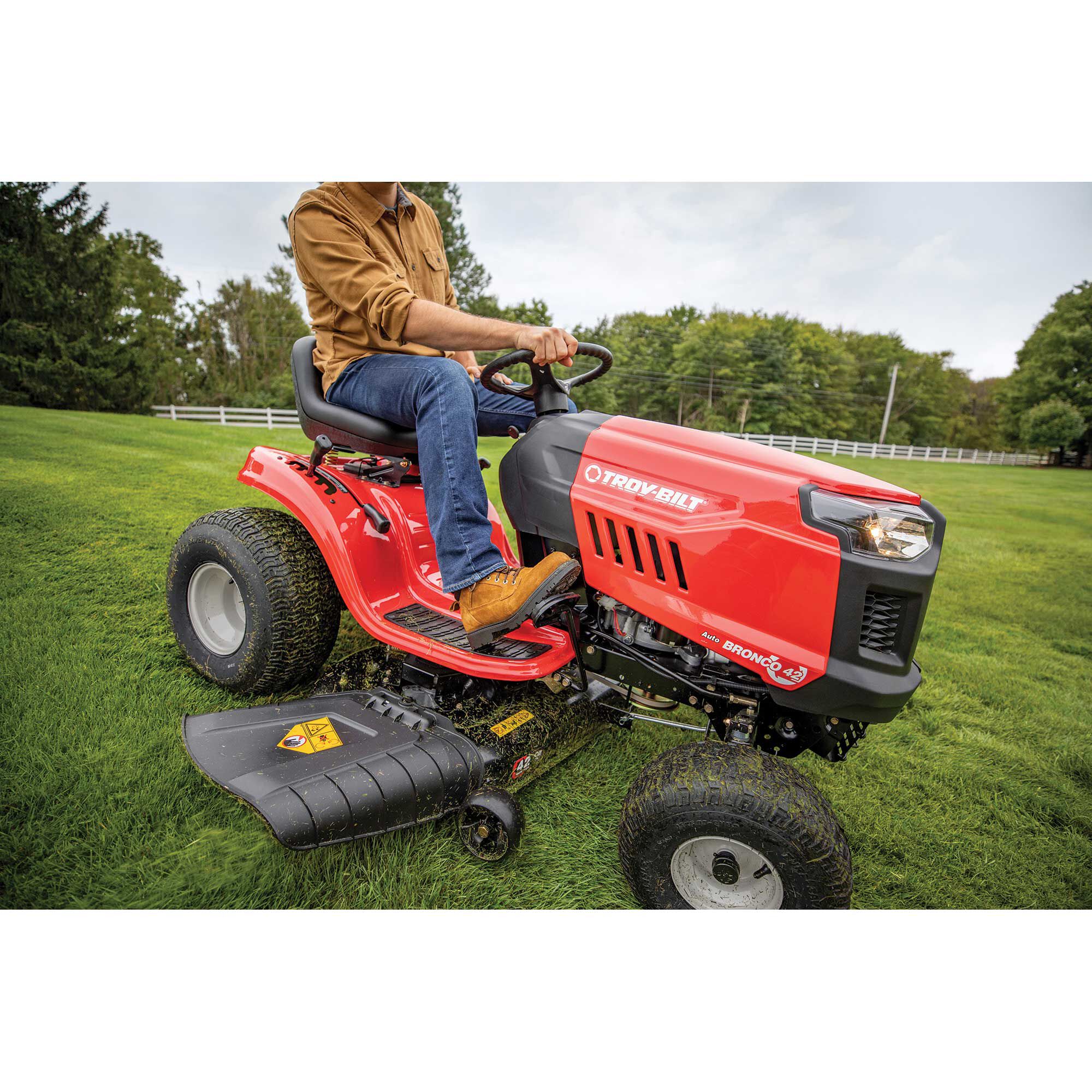 Troy bilt riding mower bronco best sale