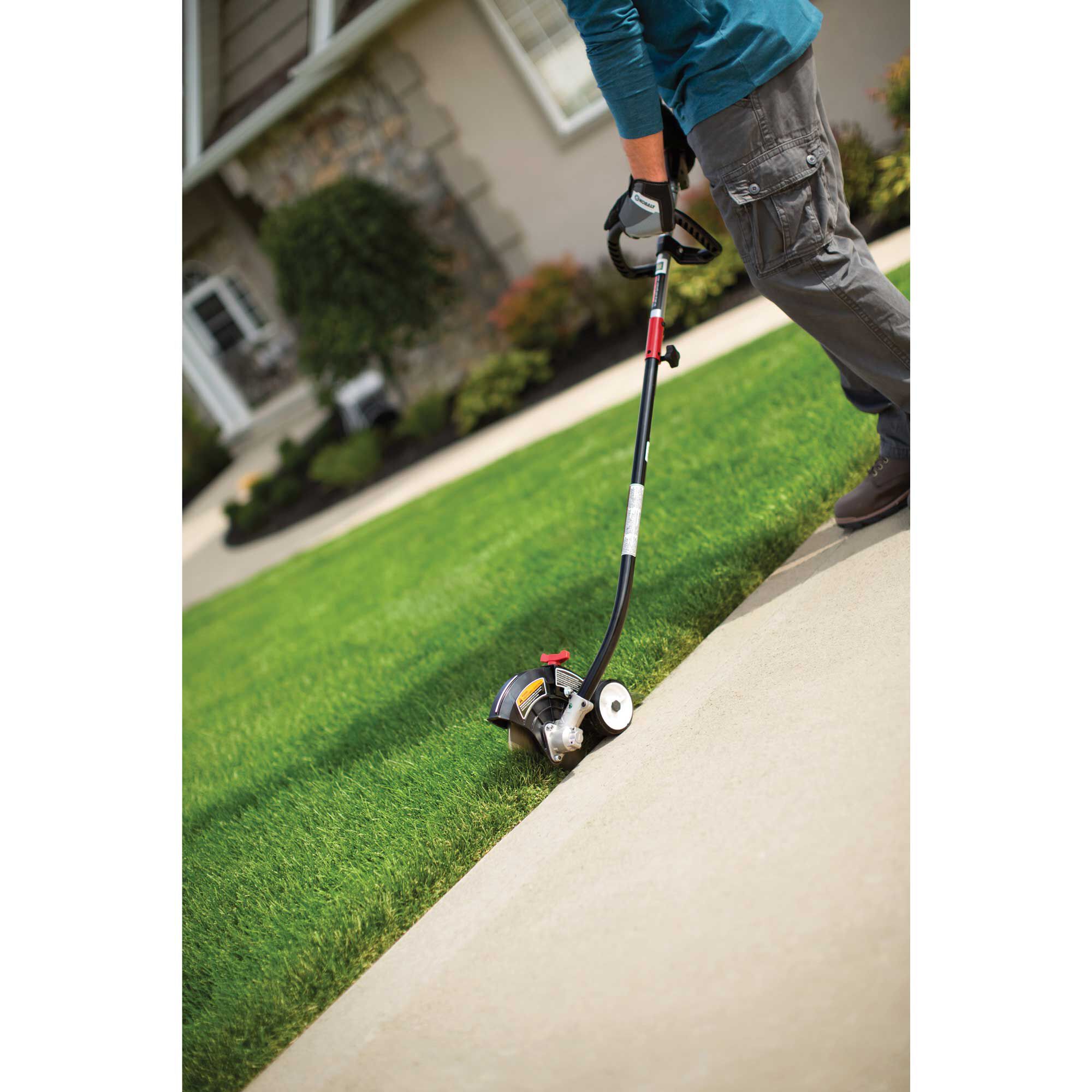 Riding lawn mower edger attachment online