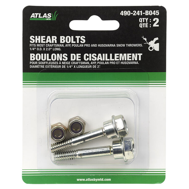 SHEAR BOLT SET CRAFTSMAN AYP
