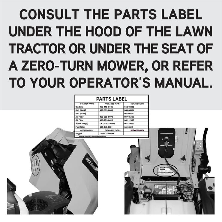 2-in-1 Blade for 46-inch Cutting Decks