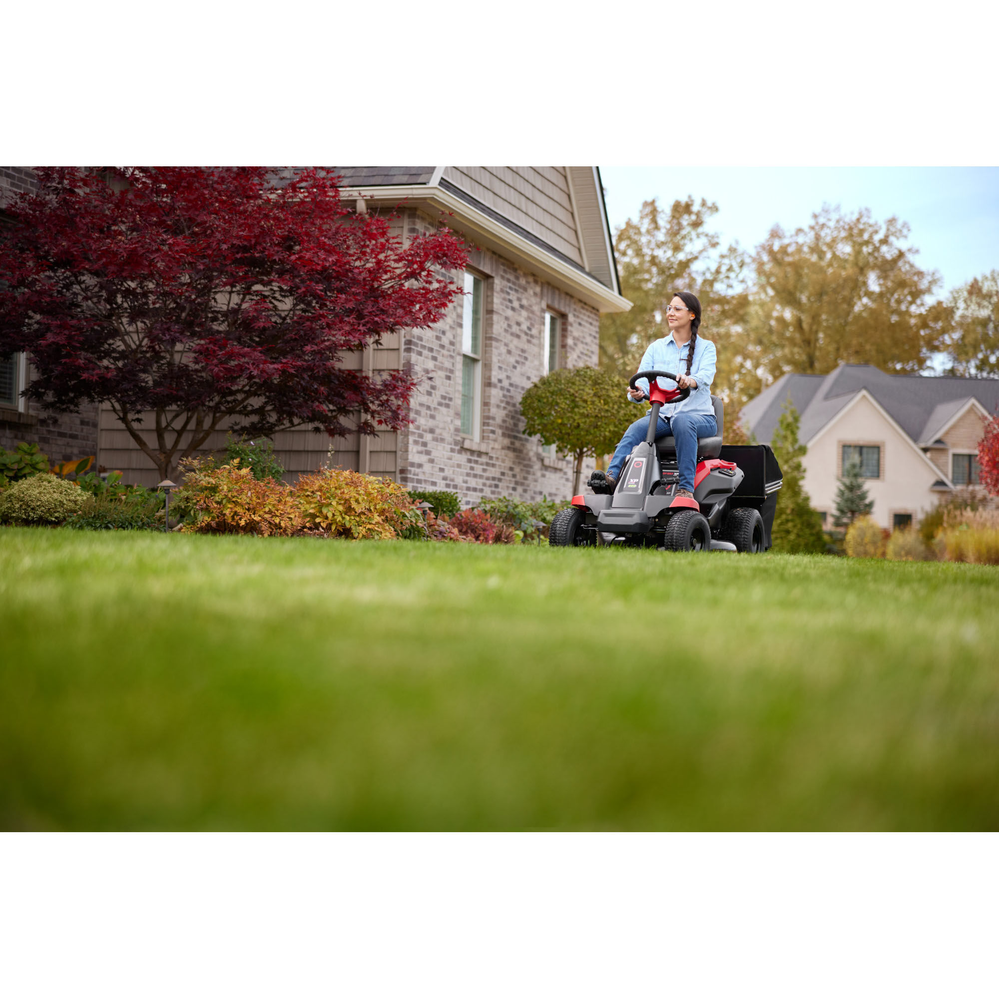 Battery for a john shop deere riding lawn mower