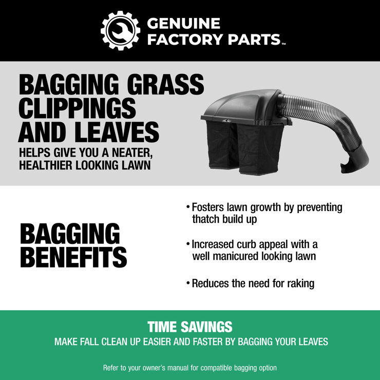 Double Bagger for 42- and 46-inch Decks