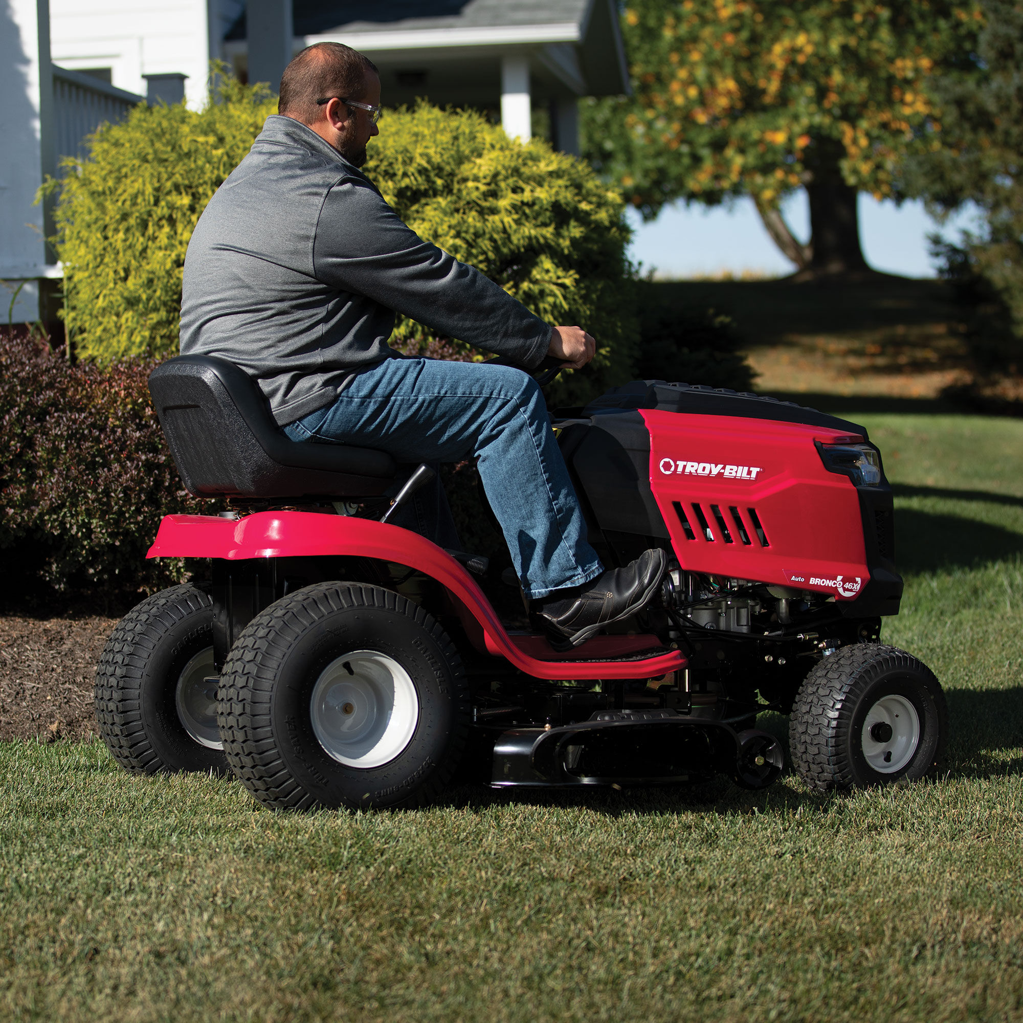 Bronco 46x riding lawn mower outlet