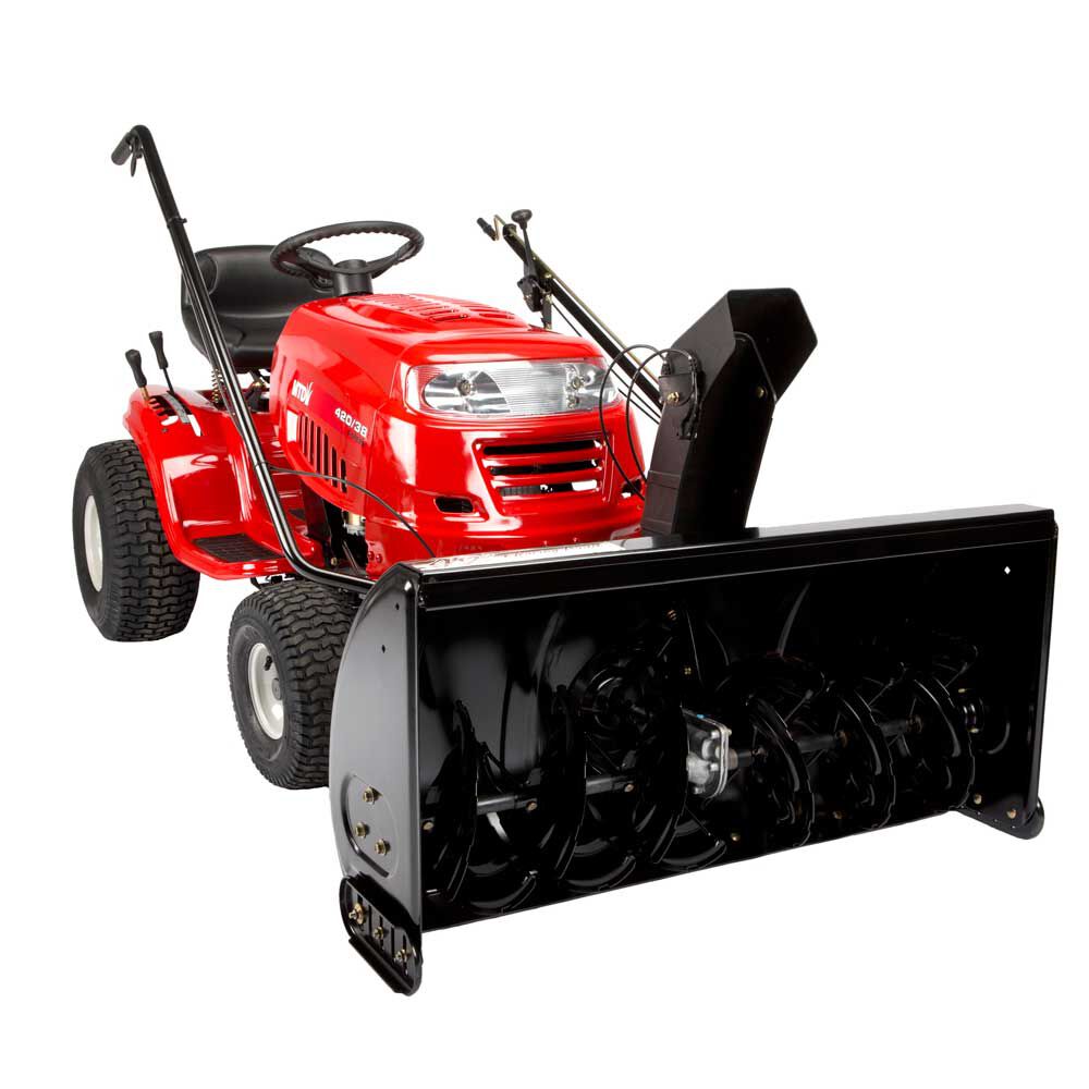 Lawn mower store snow blower