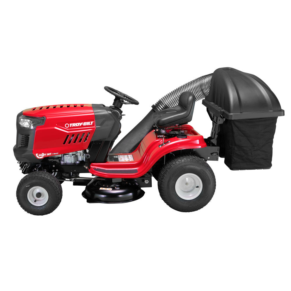 Used riding lawn mower with bagger best sale