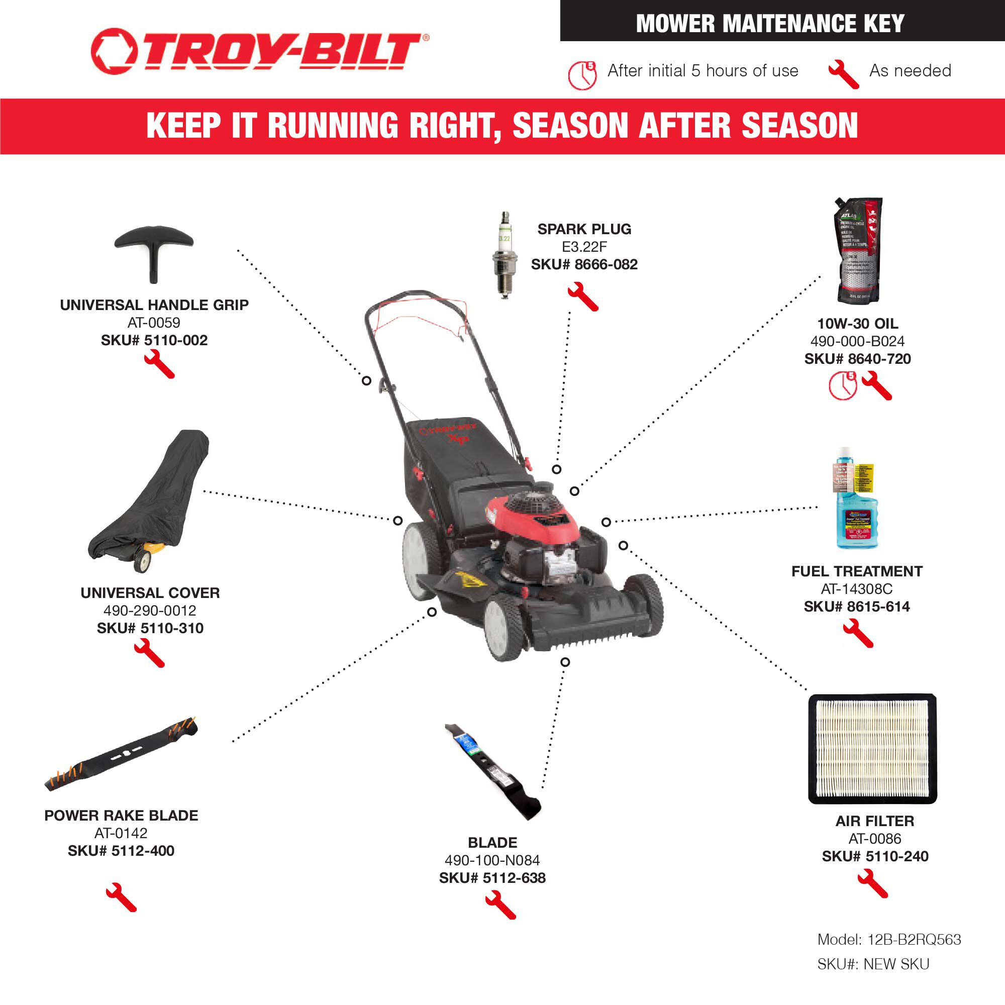 Troy bilt sales riding mower manual