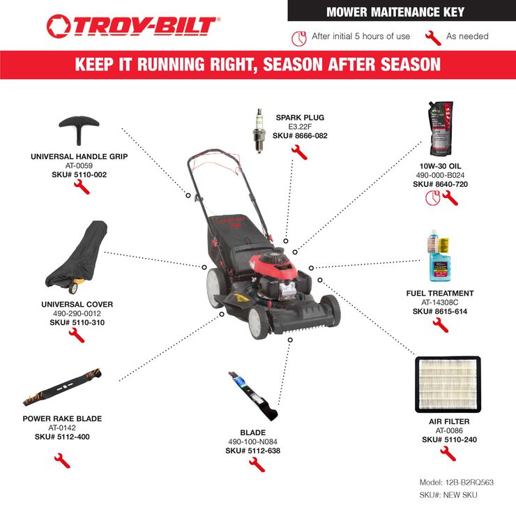 TB215H XP Self-Propelled Lawn Mower