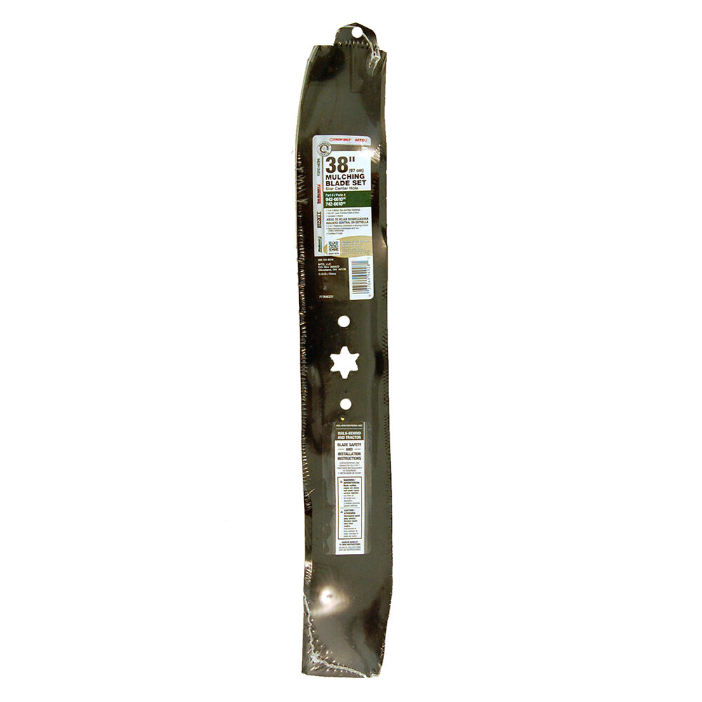 3 in 1 Blade Set for 38 inch Cutting Decks 490 110 M114 Troy Bilt Canada