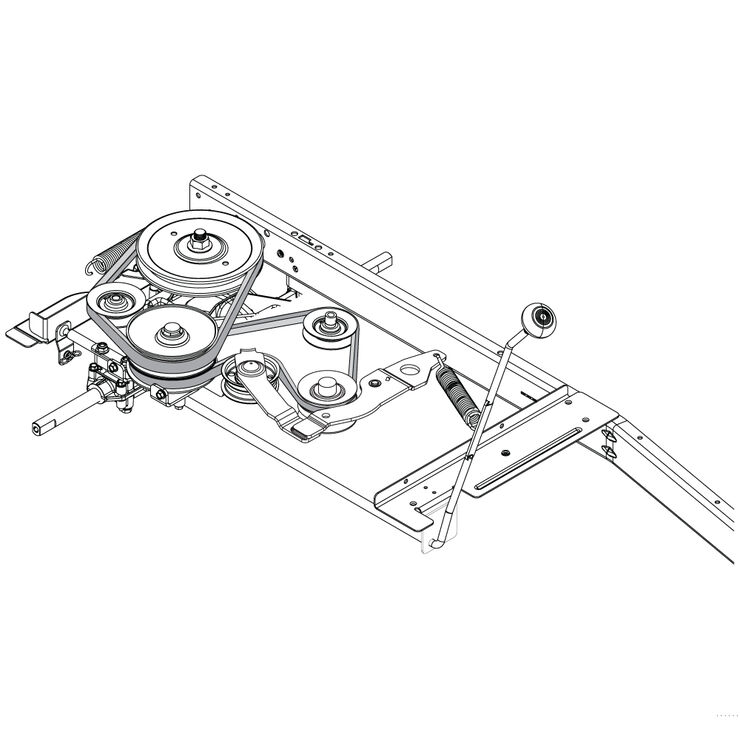 Riding Mower Lower Transmission Belt