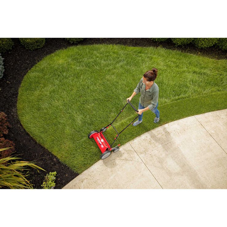 Reel Mower Walk-behind Lawn Mower with Grass Catcher for Lawn