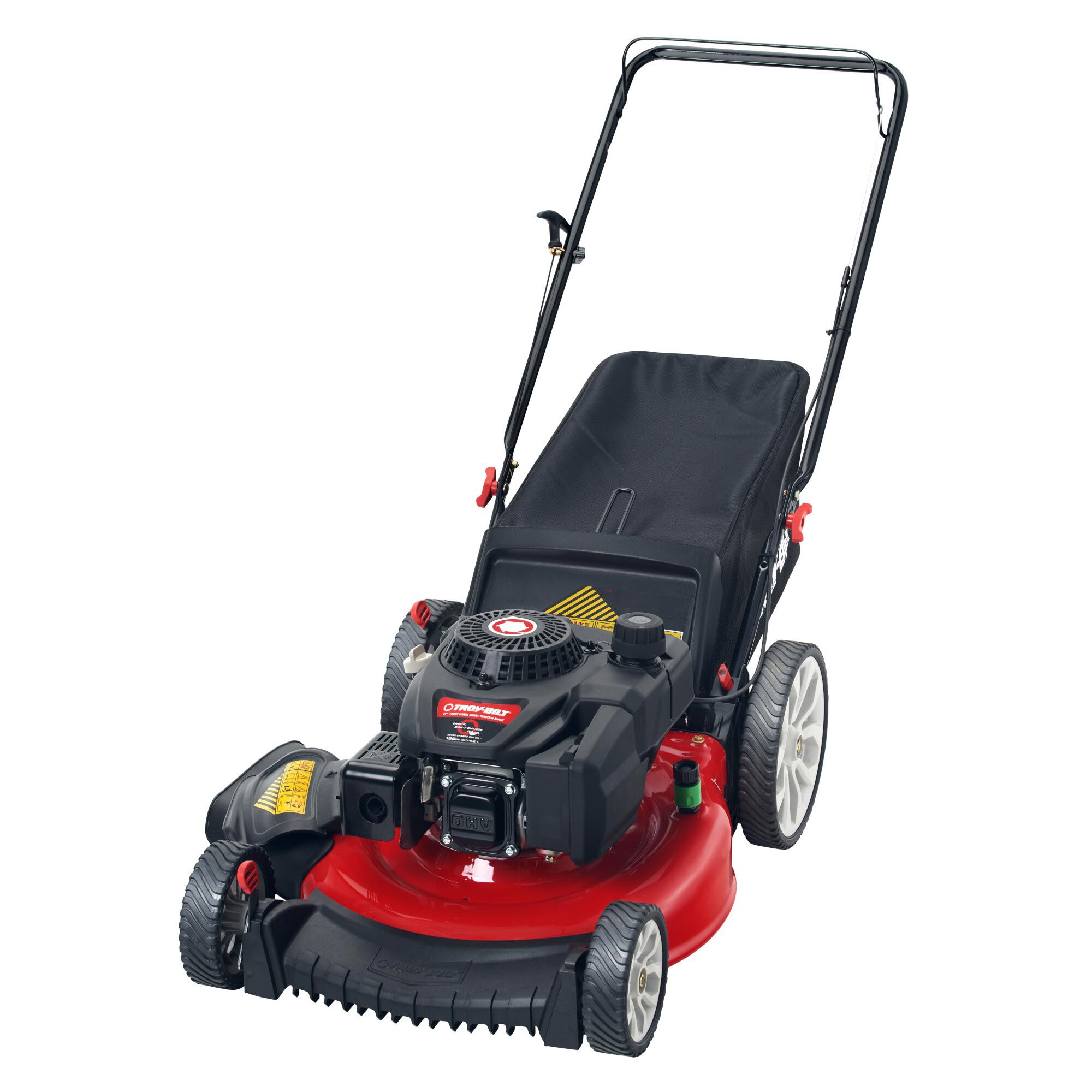 Troy Bilt 3 in 1 159cc Gas Engine Walk Behind Push Lawn Mower 21 in
