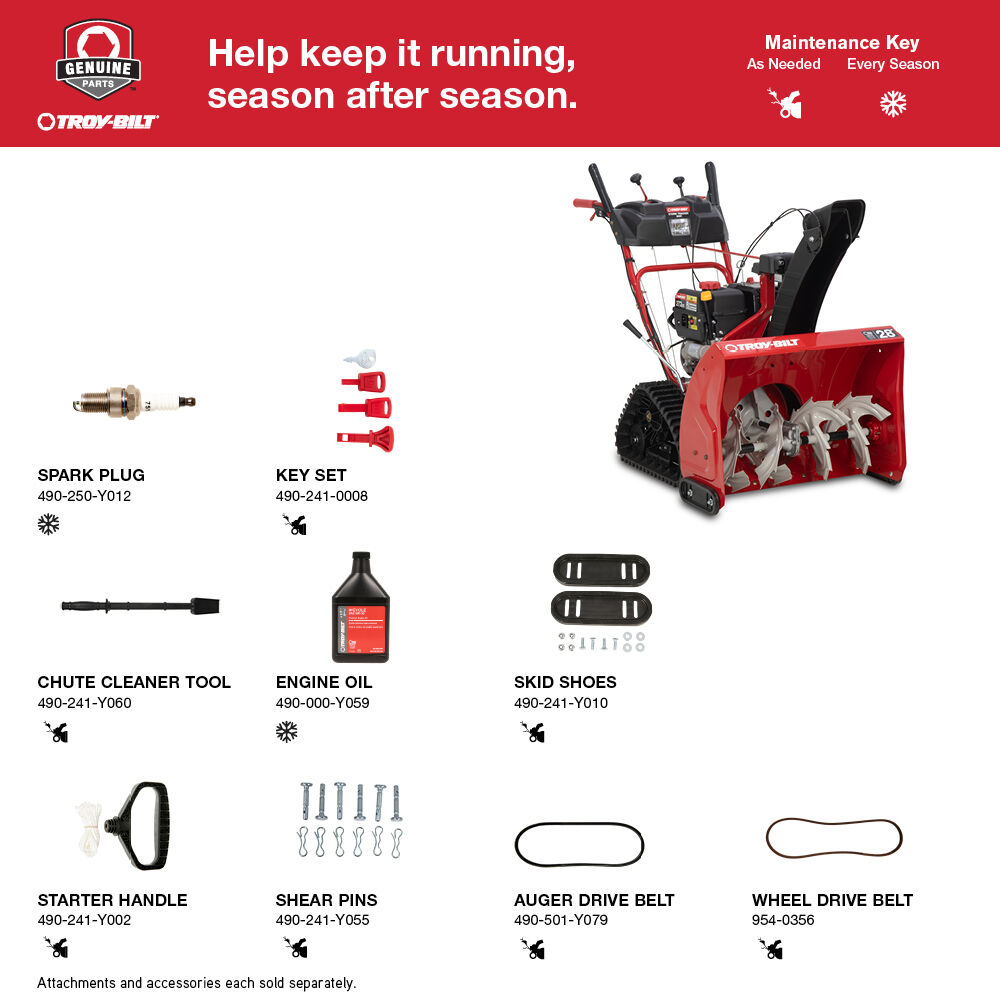 Snow blower attachment for on sale troy bilt lawn tractor