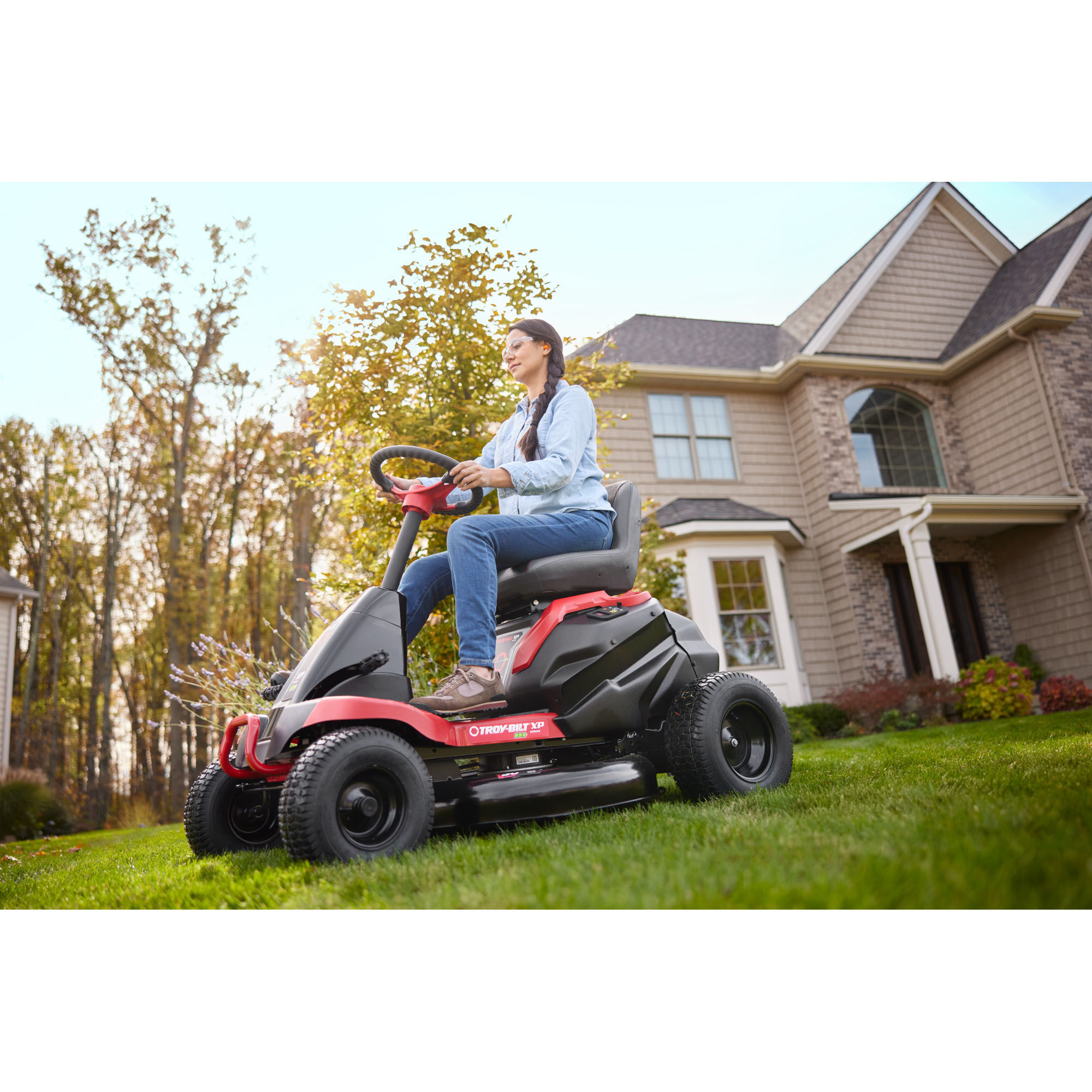 TB30E XP 56V MAX 30 Battery Powered Brushless Compact Riding Mower