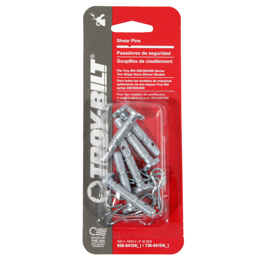 Shear Pins - 490-241-Y055 | Troy-Bilt Canada