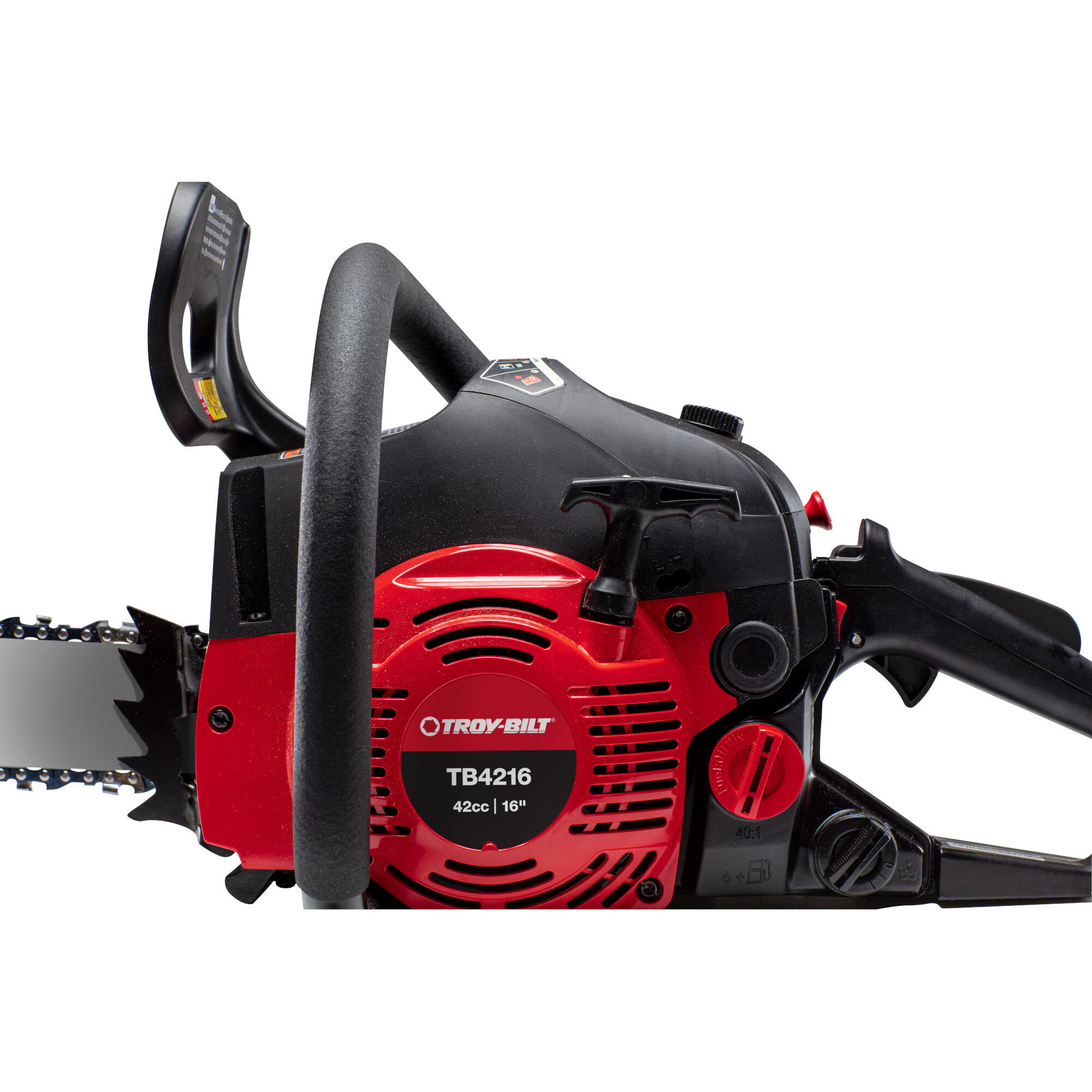 Electric start shop petrol chainsaw