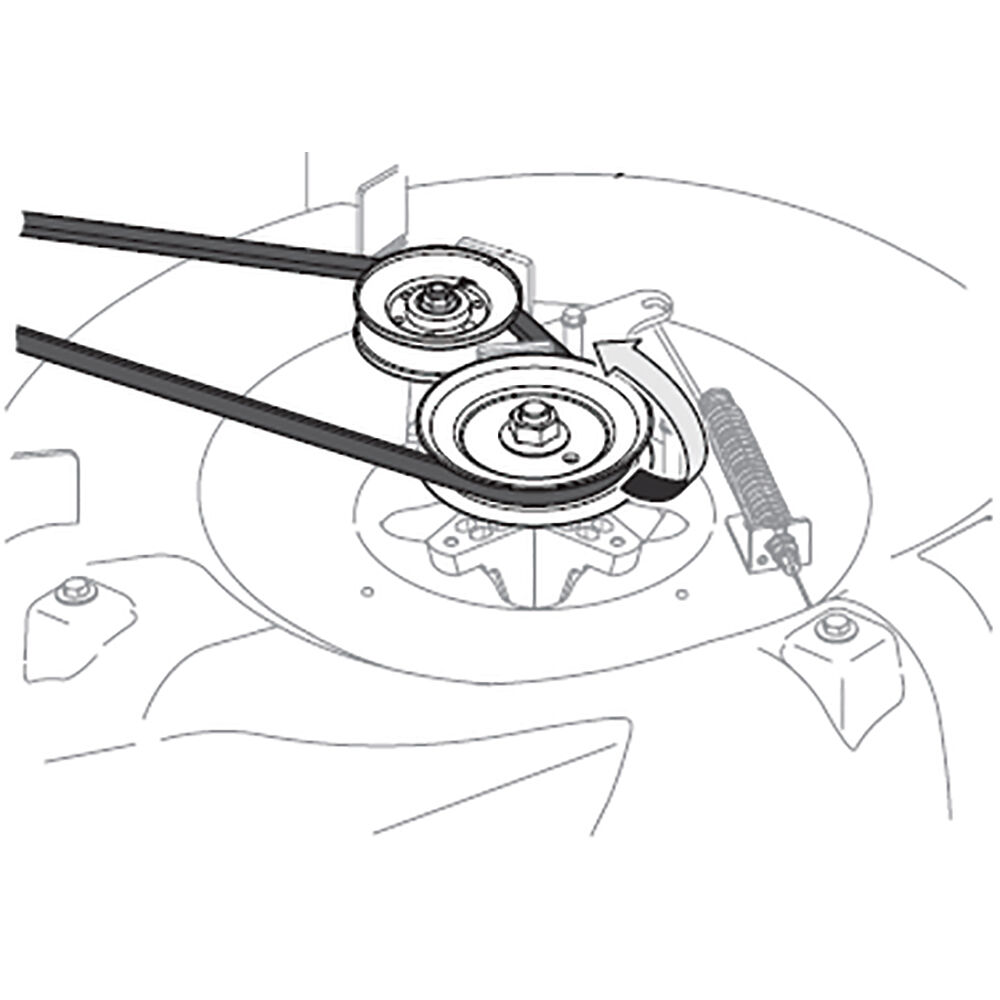 Troy bilt lawn mower belt diagram online