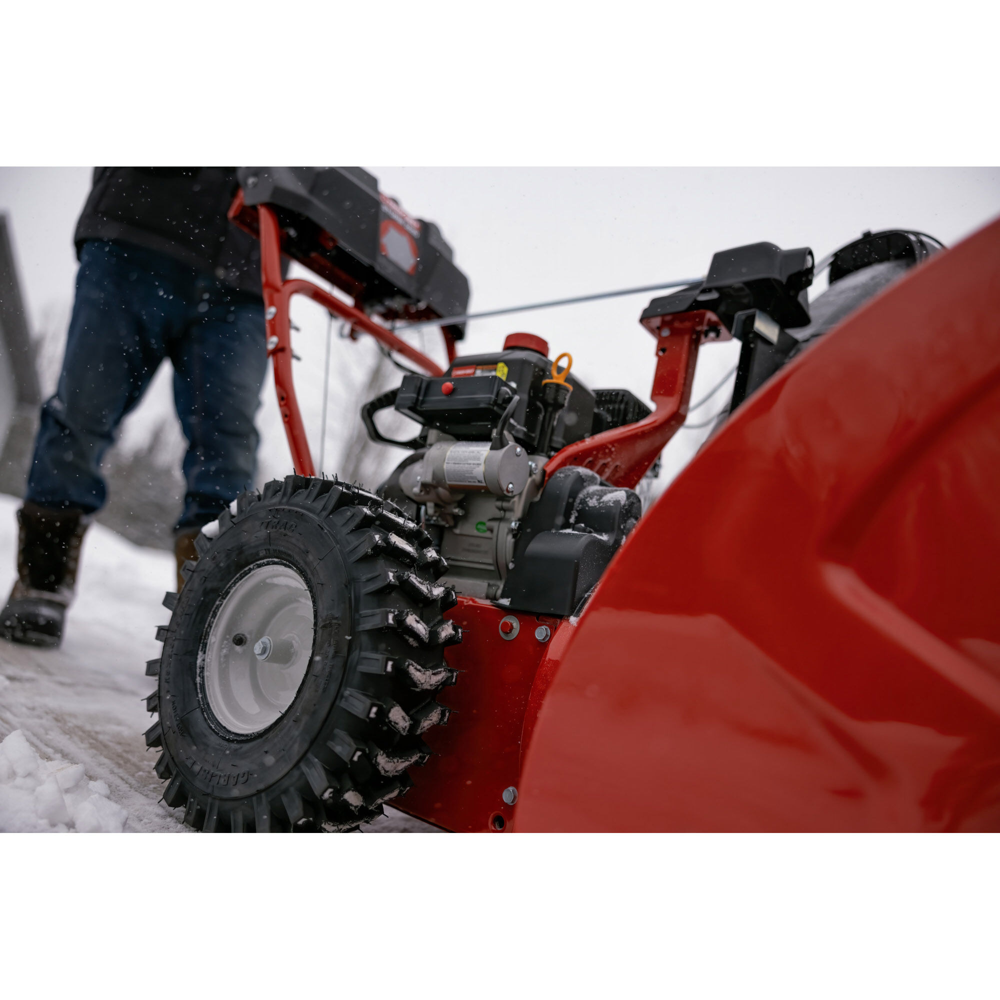 Troy bilt tractor snowblower attachment hot sale