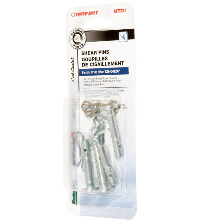 Shear Pin Kit, .25 x 1.5&quot;