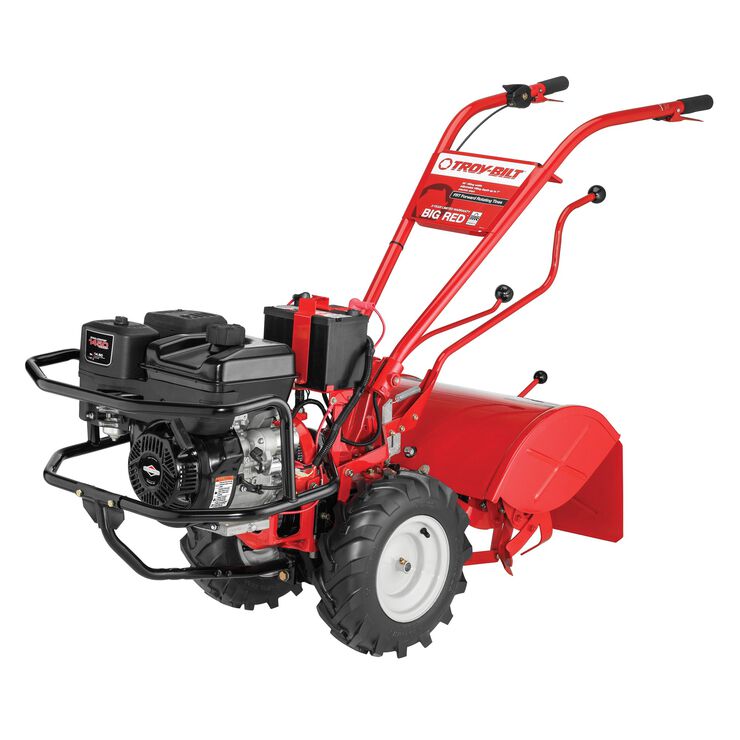 Big Red Garden Tiller 21ae682w766 Troy Bilt Ca