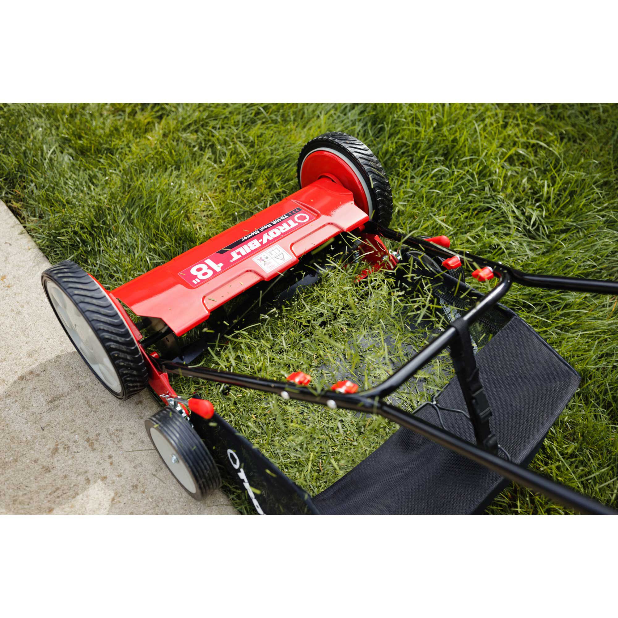 Gas reel lawn sales mower