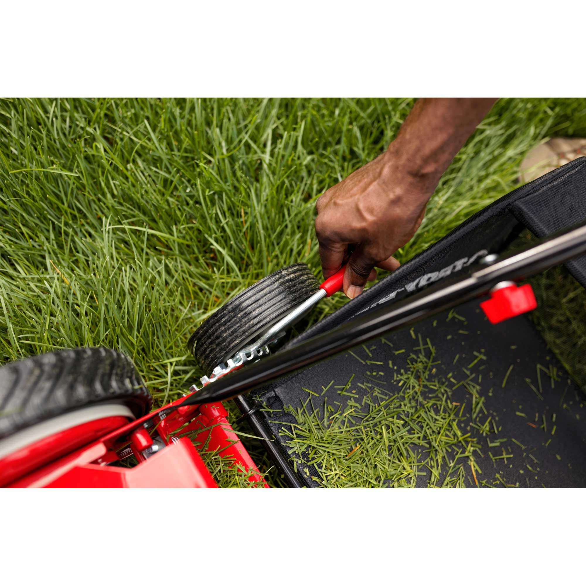 Small roller deals mower