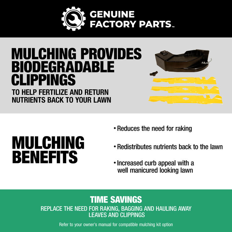 Flat Top Xtreme&reg; Mulching Kit for 50-inch Decks