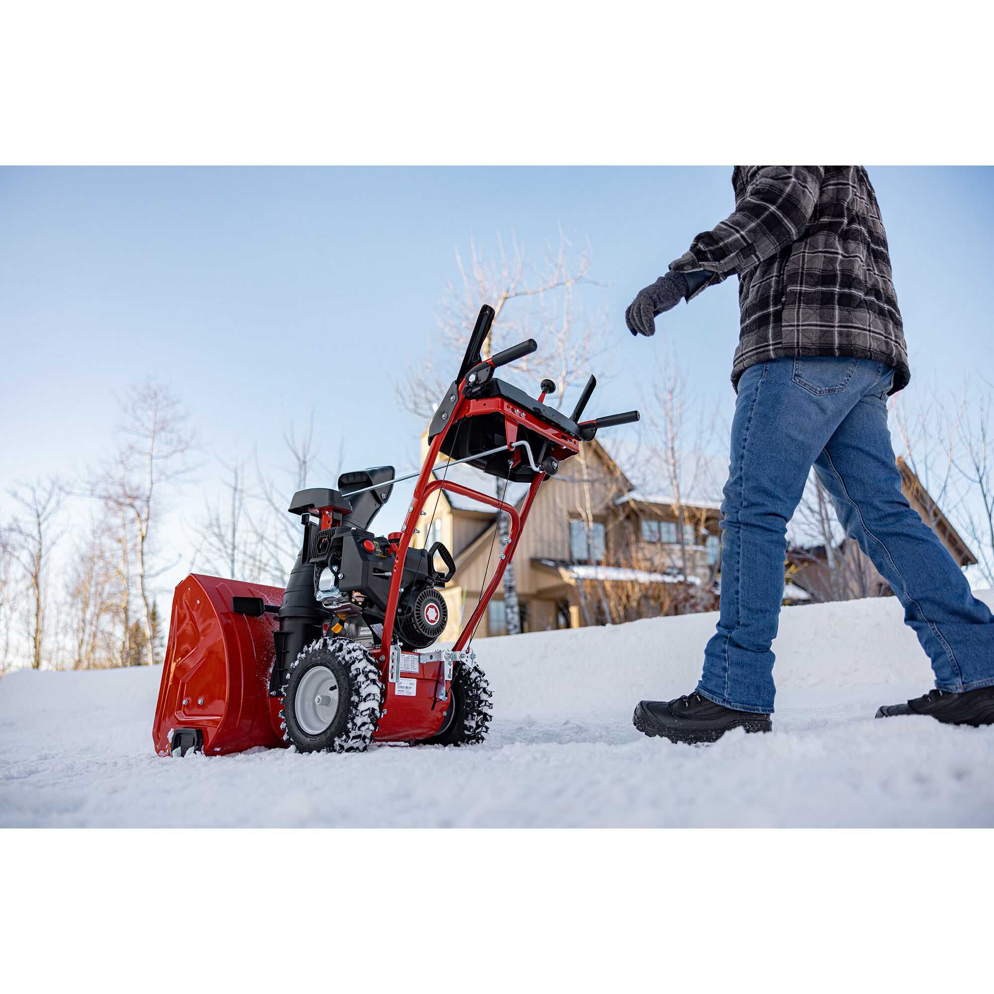 Snow blower attachment for on sale troy bilt lawn tractor