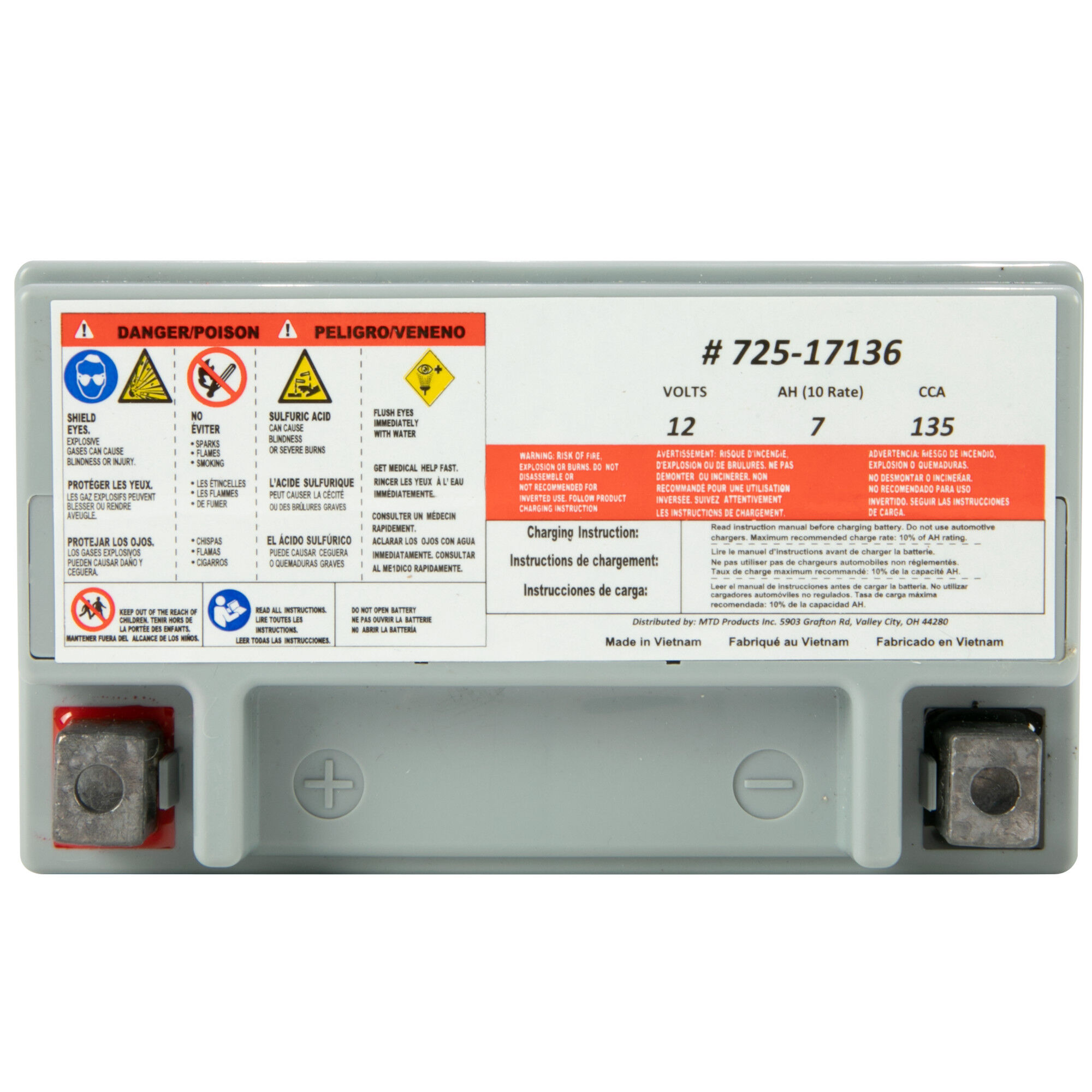 Troy bilt pony riding mower battery sale