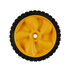 Wheel Assembly, 8 x 1.8 - Yellow