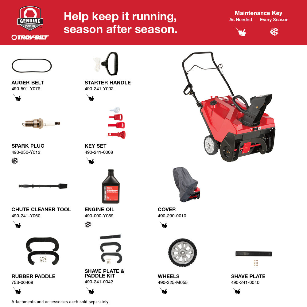 Yard machine 123cc snowblower clearance
