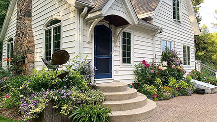 front door landscaping